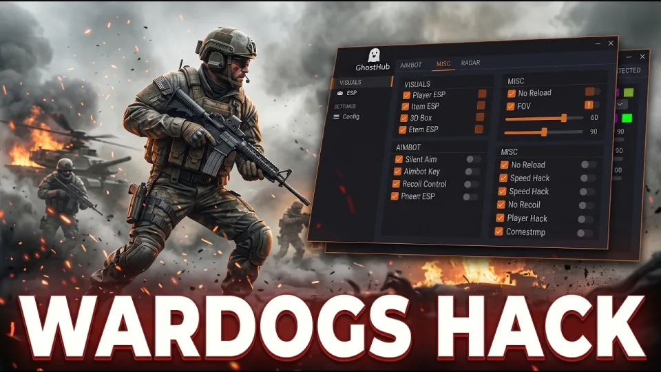 Wardogs Cheat provides the best aimbot ESP and wallhack for dominating gameplay